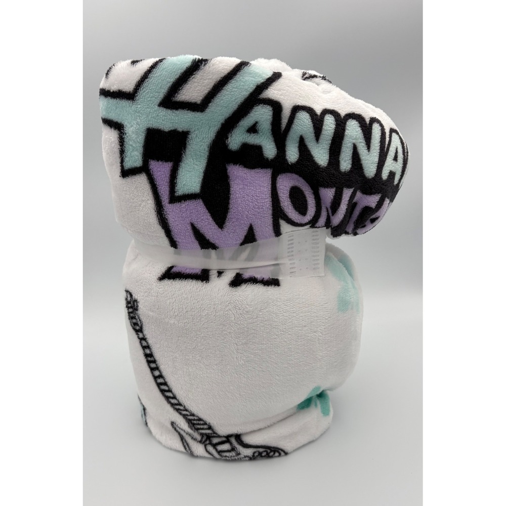 Y2K Disney Hannah Montana Butterfly Plush Throw Blanket NWOT